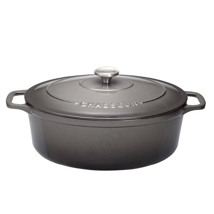 CHASSEUR Cocotte Ronde Fonte émaillage Noir ROUGE Diamètre 28 Cm 3 CHASSEUR Cocotte Ronde Fonte émaillage Noir ROUGE Diamètre 28 Cm