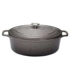 CHASSEUR Cocotte Ronde Fonte émaillée ORANGE Diamètre 26 Cm