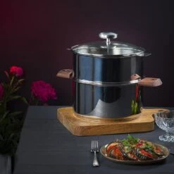 Delight Grande Cocotte Ovale Céramique Induction Emile HENRY Noir L36 -Cuisine Cuisson Magasin delight grande cocotte ovale ceramique induction emile henry noir l36 5