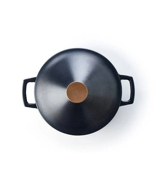GOURMET Granit Cocotte Sauteuse Fonte Alu Revêtue Induction 3 GOURMET Granit Cocotte Sauteuse Fonte Alu Revêtue Induction